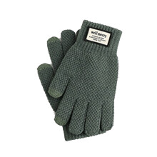 Thermal Gloves For Men And Women, Touchscreen Knitted Gloves, Thermal Fleece Lined Winter Gloves, Elastic Cuff Windproof Running Cycling Gloves