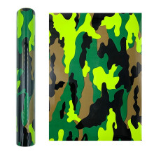 Kamuflasje Leopard Print Heat Transfer Vinyl Klestrykk Vinyl