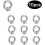 10 Pack M6 304 Stainless Steel Ring Eye Nuts - Lifting & Rigging Hardware 1