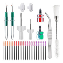 Kit de Limpieza para Máquinas de Coser de 30 Piezas, Herramientas de Reparación de Máquinas de Coser para Reparar y Limpiar Máquinas de Coser