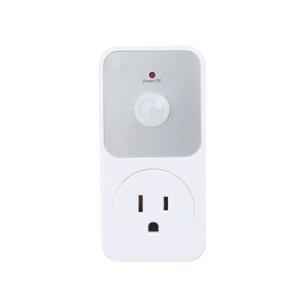 Motion Detection Sensor Power Socket Switch 110V 1800W Security Garage Pir Light 9028731223476