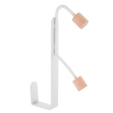 Overdoor Hanger Hooks White Carbon Steel for Home Use Imikeya