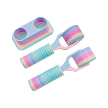 Outil de rouleau d'art en plastique avec support de rangement,-2