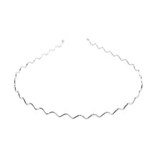Minimalist Wave Headband, Metal Headband, Delicate Modern Hair Band, Everyday Hair Jewelry, Hair Accessory, Gift For Her