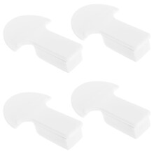 4Pcs White Toilet Lid Lifter for Bathroom Accessories Easy One Finger Use