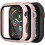 Συμβατό με Apple Watch44mm (SE/6/5/4), Λεπτή θήκη + προστατευτικό οθόνης, σκληρό εξώφυλλο 1