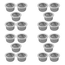 Premium Double Screen Filter for Cocktails Smoker, Washable Stainless Mesh Screen Filter Bowl for Whiskey Smoker 20Pcs