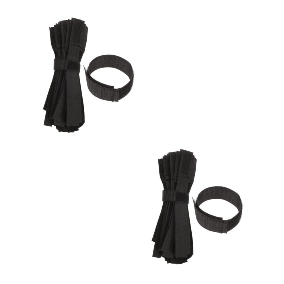 100Pcs Reusable Nylon Cable Ties For Cable Management Adjustable Hook And Loop Organizer Straps 9092120189124