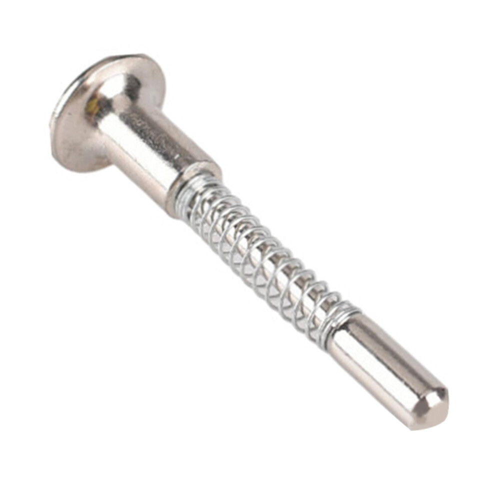 Spring Loaded Latch, 6.1X1.6cm Steel Plunger Pin For Cabinet/Door/Window Â Compatible With Small Bed, Cupboard, Screen 9028731224626