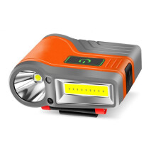 JINGT Bright for COB LED Headlamp with Induction Sensor - Waterproof & Rechargeable Orange