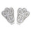 Moules en Silicone en forme de pattes de lapin mignons, 2 1