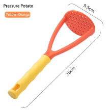 Kartoffelstampfer für Babynahrung, Küchenhelfer aus PP-Kunststoff zum Pürieren von Gemüse und Obst, ergonomischer Griff, ideales Geschenk für