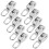 Hanging Wire Towing Pulley Mount Silver 10 Pcs 1