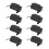 8pcs Black Silent  Submersible Pump for DC3V 5V for Computer Water Cooling USB Powered Horizontal 1