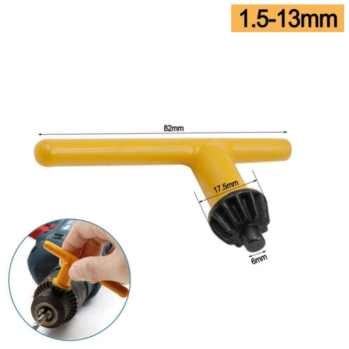 Drill Chuck Key Universal Replacement Tools DIY 6/10/13/16mm Drill Bits