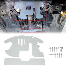 Copertura protettiva in alluminio per convertitore catalitico per Toyota Prius 2010-2015 2011 2012 2013 2014