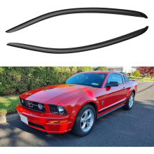 Fönsterskydd Regnskydd för 2005-2009 Ford Mustang, Utgående kanalfönsterventil Vindavvisare Visir Gardiner för 05-09 Ford Mustang
