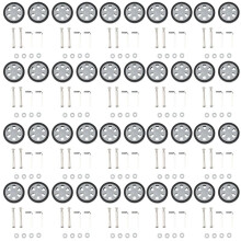 10X Bagagetillbehör Hjul Flygplan Resväska Remskiva Rullar Mute Wheel Slitstarka Delar Reparation 60X12Mm