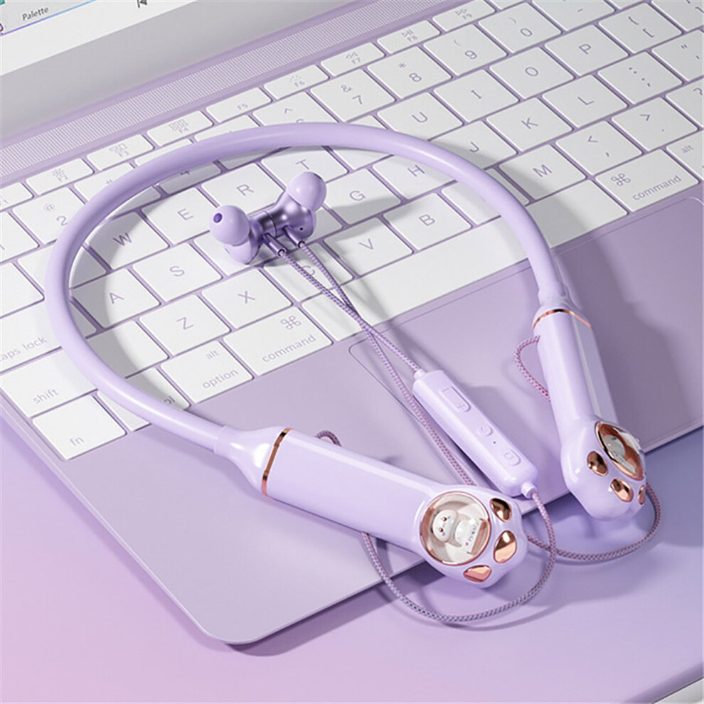 Neckband Bluetooth Headphones Bluetooth Earphones With Neck And Neck Mounted Wireless Sports Long Standby Range Around The Neck For Sports Running 9028731705033