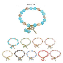 Multicolor Stretch Beaded Bracelets (6PCS) – Stackable, Layered, Adjustable, Compatible with Party Favors