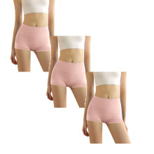 3-pack bomullsshorts för pojkar, underkläder för kvinnor, anti-skav shorts för underklänning, mjuka boxershorts