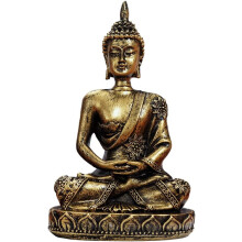 Mini statuie mică de meditație Buddha, figurină de yoga armonioasă, obiecte de colecție, sculptură Feng Shui, decor pentru biroul de acasă,