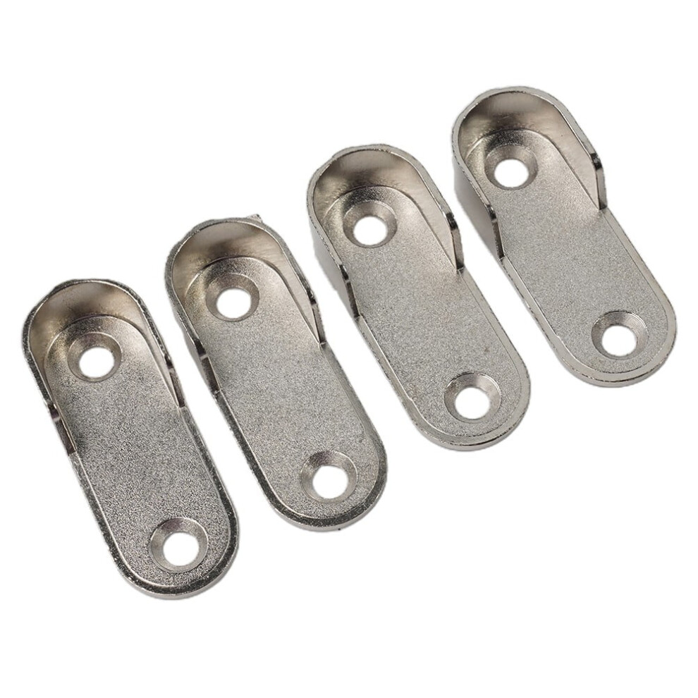 2Pcs Wardrobe Clothes Tube Support Closet Rod Pole End Bracket Thickening Holder 9479868148222