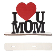 Mother's Day Wooden Table Signs – Rustic Decor, 7.7 x 4.7