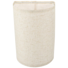 Lamp Shade Household Table Lampshade Decorative Linen Lampshade Floor Lamp Shade Half Round Light Cover(9.84"X6.61"X5.04")