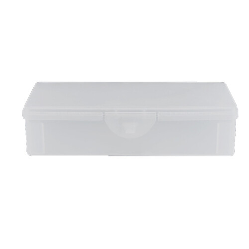 Plastic Storage Box,Portable Stationery Empty Organizer Box,Lightweight for Home Office Tool Craft Storage