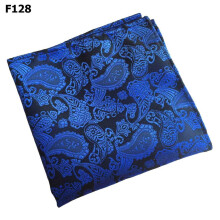 Men's Colorful Paisley Pattern Pocket Square Gentlemen Wedding Handkerchief