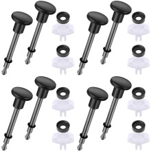 4-Piece Tub Spout Diverter Repair Kit: 2 Valve Stems, 2 Cup Seals, 2 Diverter Gates – Compatible with Standard Bathroom Shower/Tub Faucets
