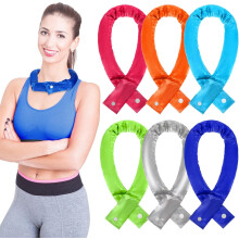 stuks verkoelende nekbanden met knoopsluiting, verkoelende bandana's, nekwarmer sjaal voor warm weer, ijskoude nekband voor de zomer en