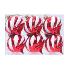 6Pcs Shatterproof Red & White Christmas Ball Ornaments Set – Compatible with JoyMoreHome