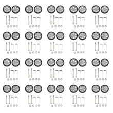 20X Gepäckzubehör Räder Flugzeugkoffer Riemenscheiben Rollen Stummrad Verschleißfeste Teile Reparatur 55X12mm