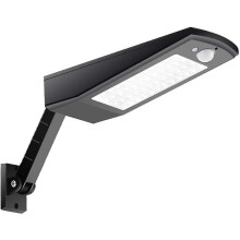 (Black) 48 LED 4500mAh Solar Light 900lm IP65 Waterproof Outdoor Lamp Black with Adjustable Support, 120 Motion Sensor Lights