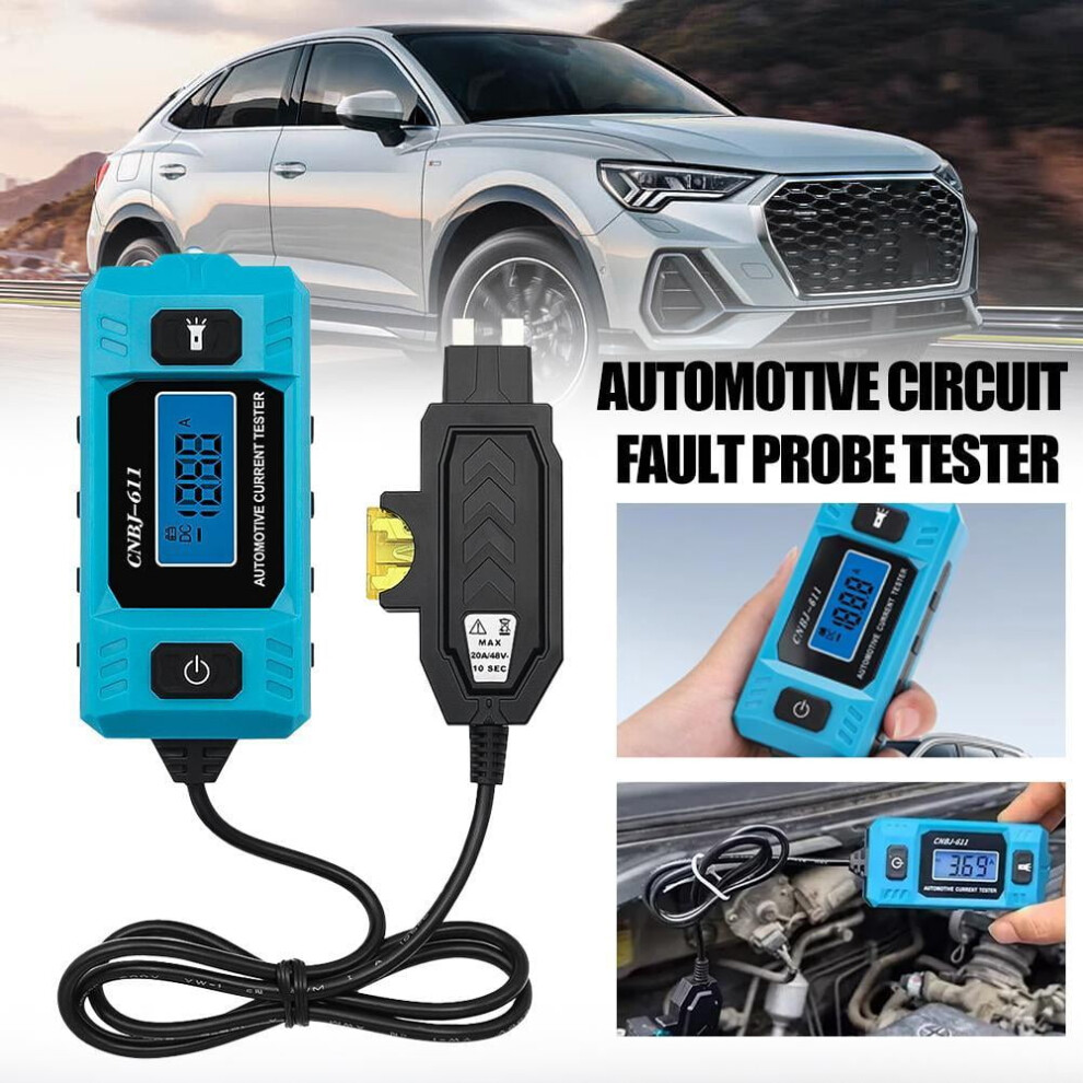Automotive Circuit Fault Probe Tester, Portable High-Precision Current Tester,Car Relay Fuse Checker 9479868549906