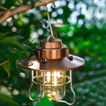 Neue tragbare Campinglampe, USB-wiederaufladbare Campinglaterne, dimmbare LED-Hängelaterne für Zelte, leichte Campingleuchte für Garten und