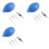 3Set Pottery Tools Supplies Ceramic Precision Applicator 3 Ounce Set Applicator Tips () 1
