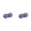 2X Titanium Damascus Material Roasted  Fold Knife Thumb Stud Push Screws Button for  Bugout 535 Knives 1