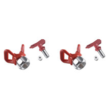 2X 213 Spray Tips Airless Paint Spray Sprayer Tip Guard Nozzle,Airless Paint Spray and Airless Sprayer Spraying Machine