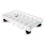 CPU Stand with Wheels Adjustable Computer Tower Holder Cart with Enhanced Airflow and Stable Base White 1