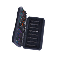 Flexible Magnetic Screwdriver Set With 40 Items And-grey