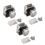 3 Pack RV Push Button Locks (Caravan, Cabinets, Drawers) - Keyless Entry 1