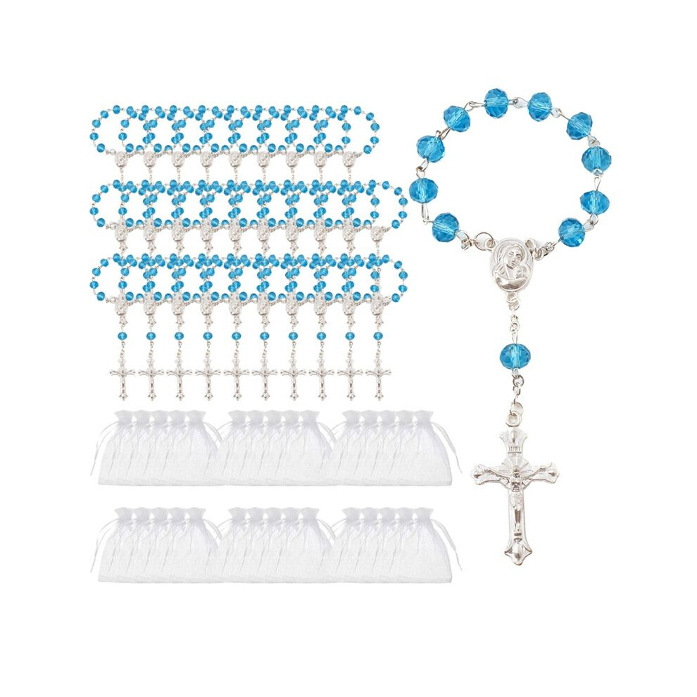 30 Pack Baptism Rosary Beads Rosaries Baptism Favors For Car Rearview Mirror Weddings First Communion Gift Istovo