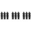 9 x Push, Waterproof, Rubber Seal, Bellows Model 37 mm for RC Boat 1