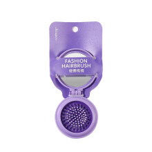 1 buc/set violet drăguț mic pieptene cu portabil mini pernă de aer pieptene fete pliabil airbag pieptene masaj pieptene oglindă all-in-one