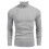 Men's Turtleneck Tops Fleece Lined Solid Color Pullover Thermal Long Sleeve Casual Slim Fit Basic Sweater 1
