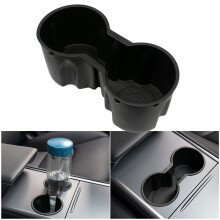 XUKEY Center Console Cup Holder Insert Slip Clip for Tesla