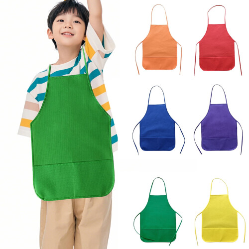 Kids Painting Aprons Non-Woven 5 Pcs